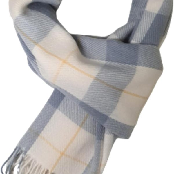 Softer than Cashmere Wool Touch Tassel Ends Plaid Check Solid Scarf
